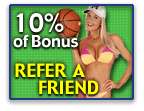 Sports books - 10% Refer a Friend Bonus