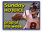 Sportbook Review - Sunday No Juice Prop Of The Week